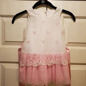 Pink and white Girls Dress